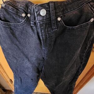 Madewell Black Curvy Perfect Vintage Wide-leg Women's Jeans